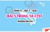 Bài 5 trang 58 Toán 8 Tập 2 Chân trời sáng tạo